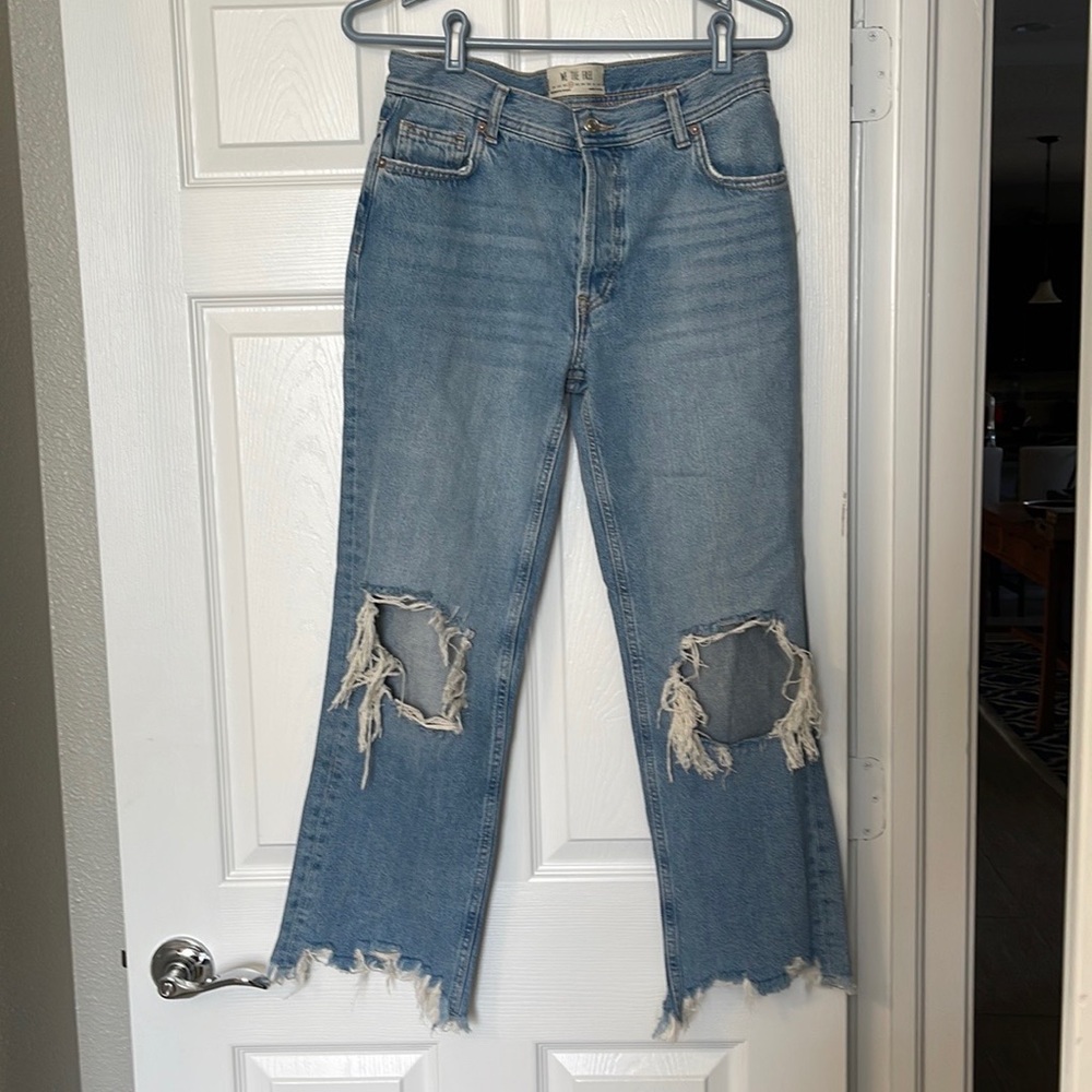 Free People Maggie Straight Jean- size 27